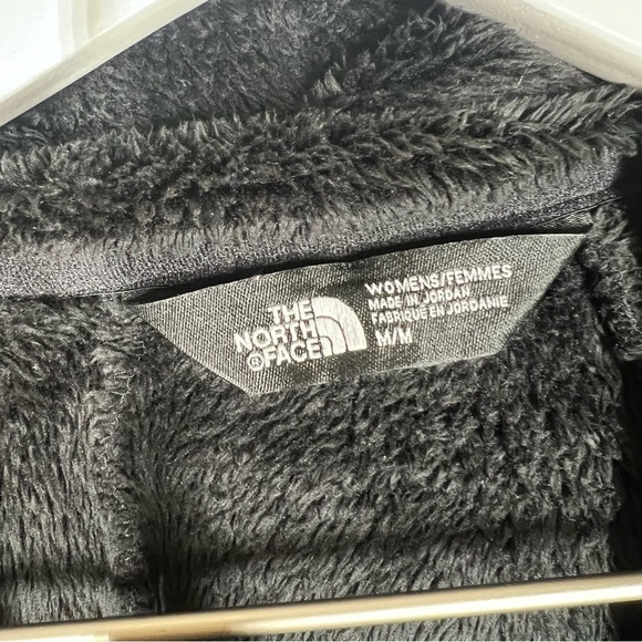 The North Face Women's Osito Fleece Black Zip Up Fuzzy Jacket Size Medium - Picture 5 of 9
